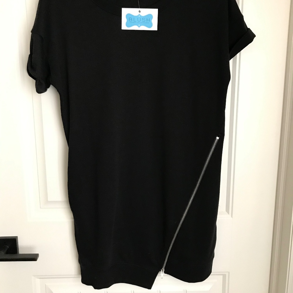 Sweatshirt Zip Dress